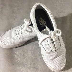 Vans white sneakers
